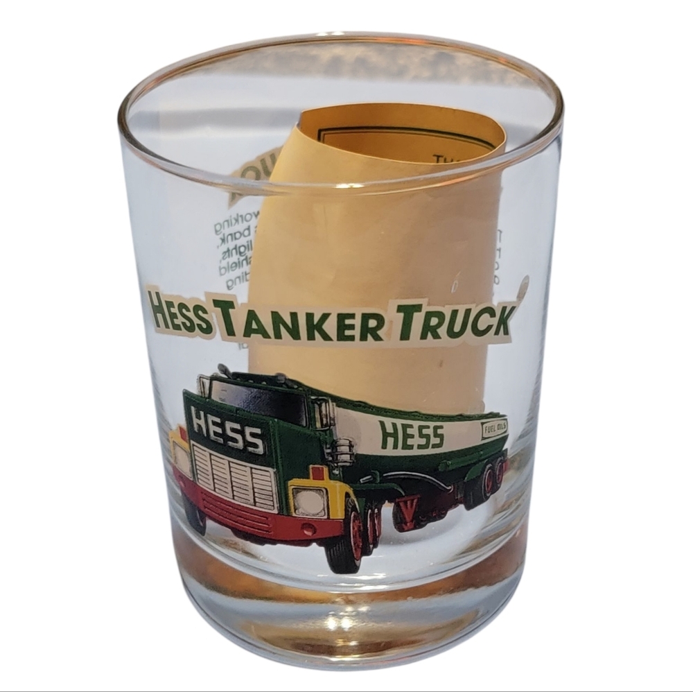VINTAGE 1996! HESS Collectors Hess Tanker Truck Collectors Glass